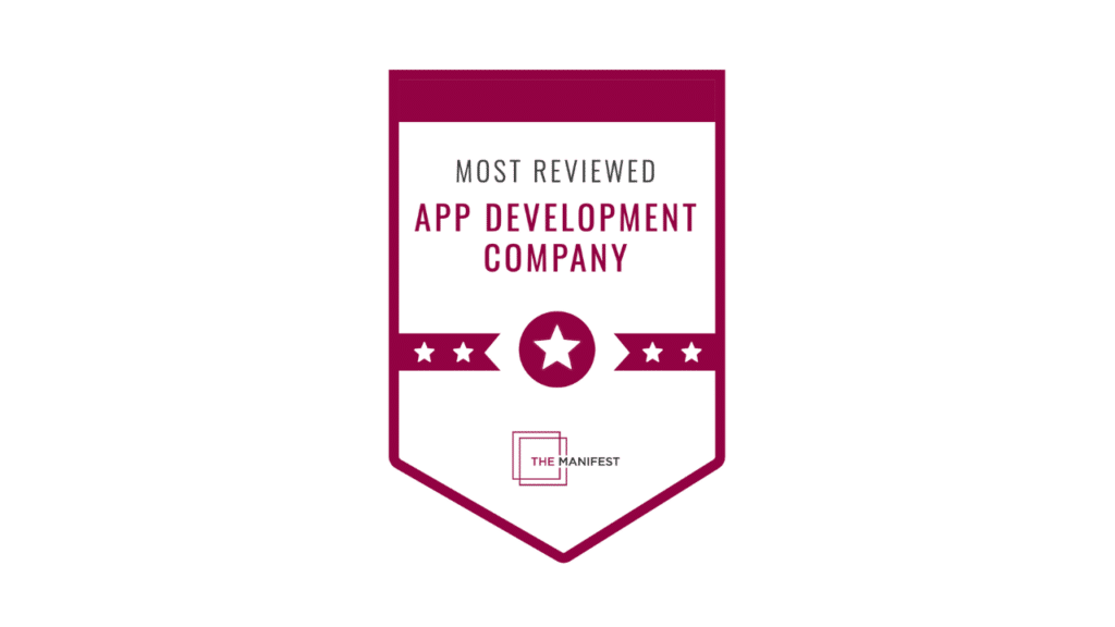 The most reviewed mobile app development agencies by The Manifest