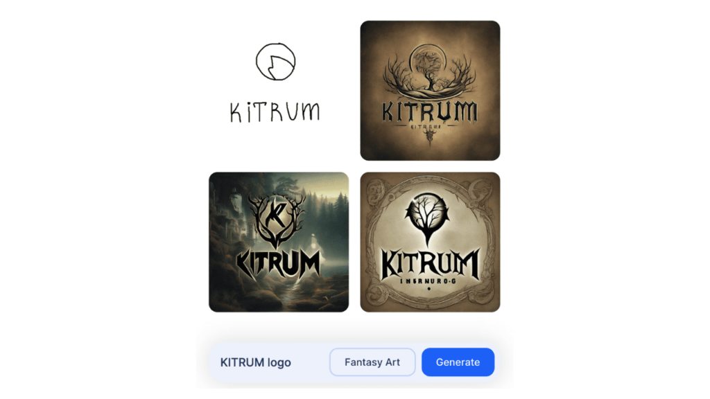 KITRUM logo by stability.ai