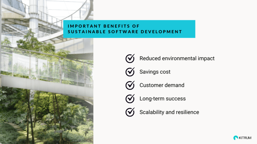 What are the benefits of sustainability software?